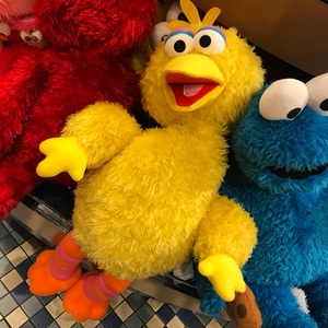 日本代购 usj 环球影城 芝麻街 big bird大鸟 毛绒玩具 公仔 大号