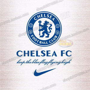 包邮 汽车贴纸 反光球队车贴 切尔西 镂空车门贴 后挡贴 车头贴