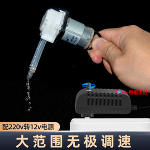 蠕动泵实验室滴定循环抽水泵小型家用小营养鼻饲泵可调速微型水泵