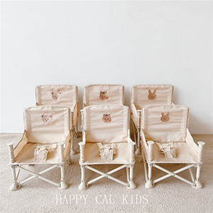 韩国INS同款婴儿摄影拍照道具多功能宝宝折叠餐椅户外儿童野餐凳