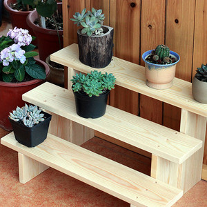 防腐木梯形花架