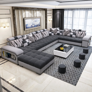 2024年新款布艺沙发简约现代大小户型可拆洗科技布布沙发客厅组合