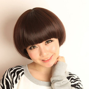 假发 短发 帅气 蘑菇头 短发女生 bobo头 修脸 非主流 时尚 包邮