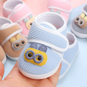 0-1岁婴儿学步鞋软底春秋季牛筋底男女宝宝布鞋3-6-8-12个月