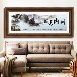 以马内利基督圣教欧式基督徒餐厅装饰画美式复古壁画客厅耶稣挂画