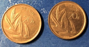 比利时20法郎硬币 葡语(belgie)版 流通品 欧洲硬币_阿里巴巴找货神器