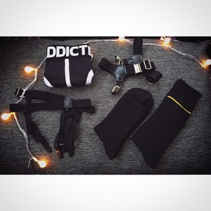 【正装控五件套】商务推荐性感内裤男三角裤黑色系男袜衬衫夹袜带