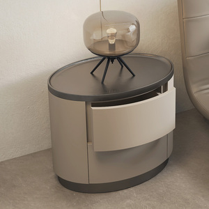 纳威圆形床头柜ins风高级感轻奢2021年新款个性创意时尚现代简约