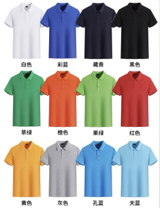 专拍POLO衫定制公司班服翻领短袖团队活动服装订做工作服印logo