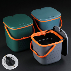 茶台排水桶小号茶水桶茶盘茶渣桶家用中式大号塑料垃圾桶茶具配件