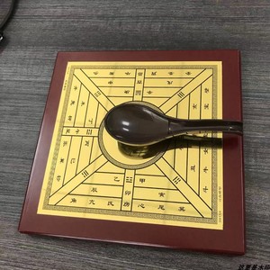 司南模型指南针导航罗盘勺方向定位地理历史教学仪器实验器材教具