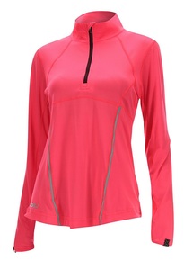 2XU Thermal Active 1/4 Zip 女款热反射冬季户外跑步长袖T恤