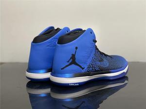 air jordan xxxi aj31男黑蓝高帮气垫缓震实战篮球鞋897564-001