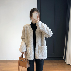 毛圈外套女加厚