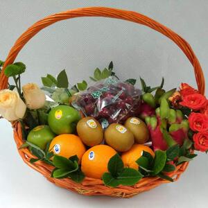 深圳名果库新鲜水果篮水果花篮祝福礼篮送礼温暖的问候好吃新鲜