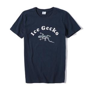 春夏新款 欧美英伦外贸原单男装 冰壁虎纯棉水洗男士圆领短袖t恤