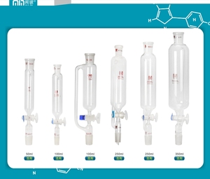 玻璃恒压漏斗标口筒形分液漏斗滴液漏斗50ml-500ml可定制其他规格