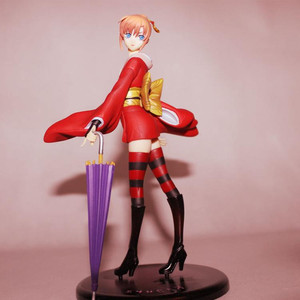 e.m 银魂 吉原篇 夜兔族 神乐雨伞 盒装手办模型