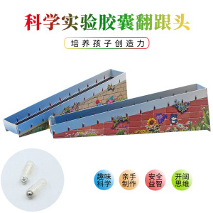 30陈贤平520淘宝翻滚吧胶囊 diy科技小制作幼儿园物理重心原理科学