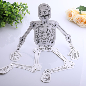 科教玩具模型淘宝自制人体骨骼 手工diy科技小制作骨头拼装认知幼儿