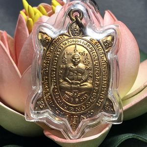 泰国佛牌 真品带卡 龙婆柳 2540年红铜招财龟 增加威望 威信招财
