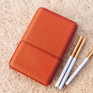 细烟烟盒牛皮订制便携个性装男女士20支真皮高级香烟保护套小烟包