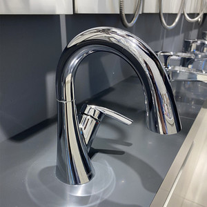 摩恩59121 moen59121srs洗脸盆面盆龙头冷热单孔黑色金色台盆龙头