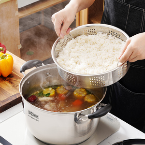 顺达 小蒸锅日式一层1单层家用蒸饭锅304不锈钢汤隔水蒸煮两用锅