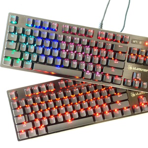 双飞燕血手幽灵q820n新款金属机械键盘光轴游戏网吧f300有线usb口