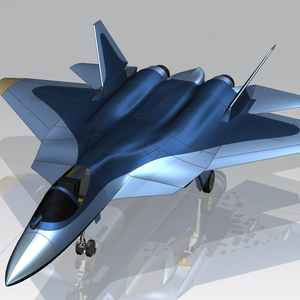 苏57战斗机高级仿真飞机数航模型三维立体文件多种格式可转换