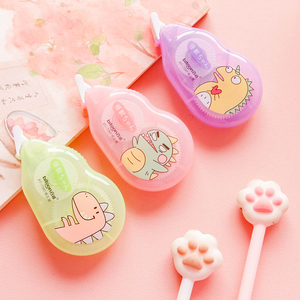 卡通怪兽修正带可爱创意学生用小巧涂改带小清新改正带改错修改带