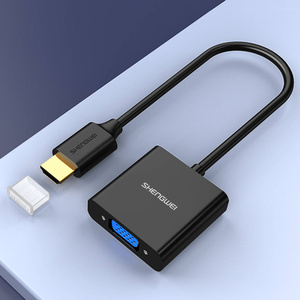 胜为hdmi转vga线转换器高清视频转接头笔记本电脑连接投影仪hv602