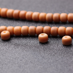 天然风化菩提根精修喇叭孔桶珠男女佛珠108颗念珠文玩散珠子配饰