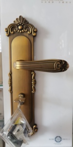 德国贝犀【BEIXI】大门锁  双开门锁 黄古铜 加厚表面处理好H6860