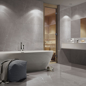 冠珠简约灰色800x800地板砖新款客厅通体大理石现代轻奢88015