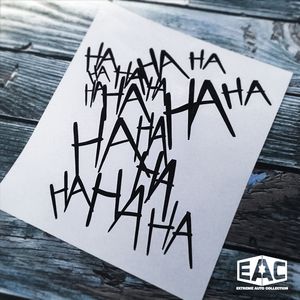 dc蝙蝠侠小丑hahaha哈哈哈镂空后车窗行李箱笔记本汽车贴纸车贴