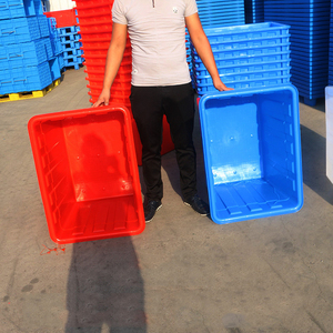 包邮塑料水箱周转箱养鱼养龟塑料水箱加厚胶框桶车间大方箱子鱼箱