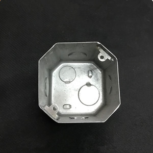 金属灯头盒接线盒86型铁皮盒八角盒预埋盒铁