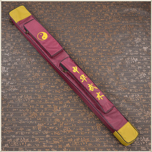 太极剑袋加厚牛筋布单层双层太极刀包刀袋刀套 剑套 剑包隔层可背