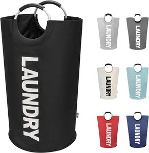 74L Laundry basket牛津布防水脏衣篓篮可折叠便携式收纳袋筐家用