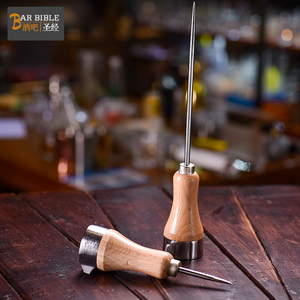 不锈钢四叉冰锥调酒冰叉鸡尾酒凿冰器圆球冰凿子冰箱除冰器0人付款