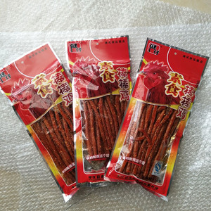 健仔素食棒棒鸡辣条香辣鸡汁味198克大包湘味熟食辣条童年零食