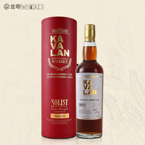 进口洋酒 金车kavalan噶玛兰 经典独奏雪莉桶威士忌原酒 烈酒礼盒