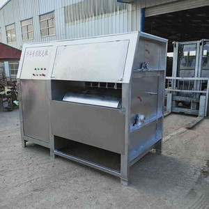自动牛皮脱毛机羊皮牛皮猪皮马皮驴皮加工不锈钢材质屠宰去毛设备