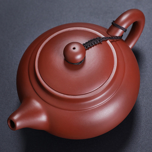 大红袍紫砂壶500ml大容量泡茶壶纯手工球孔仿古高档中式家用茶具