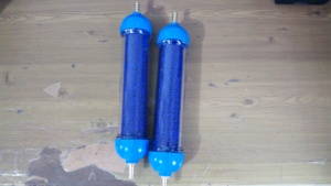 臭氧制氧机空气干燥过滤器可拆卸变色硅胶干燥管空气压缩干燥器