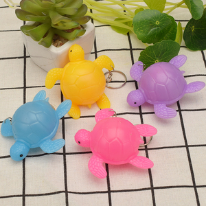 发泄挤蛋小乌龟捏捏乐搞怪减压水球上课无聊出气捏蛋玩具带钥匙扣