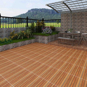 木纹砖室外庭院地砖户外花园院子露台阳台墙面铺砖仿实木地板瓷砖