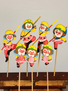 面塑泥人孙悟空西游记定制手工捏面人黏土十二生肖卡通手办非遗