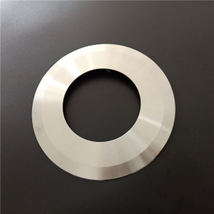 新款分切上刀胶带分条机刀具圆形刀片熔喷布分切刀片厂家直销